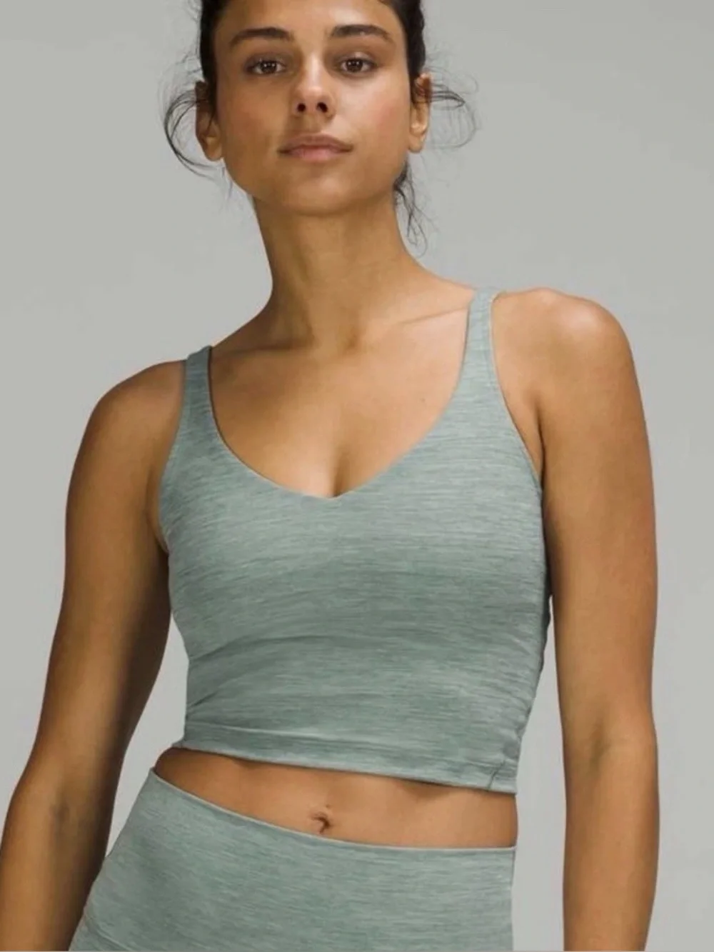 Lululemon Align Tank in Heathered Tidewater Teal (10)
